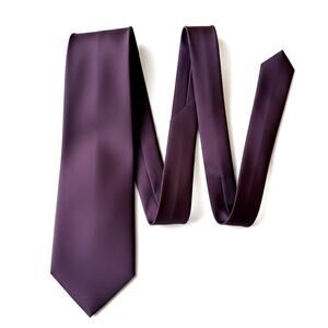 Fratello Silk Tie Dark Purple Brown Hand Made Quiet Luxury Formal Italian Style